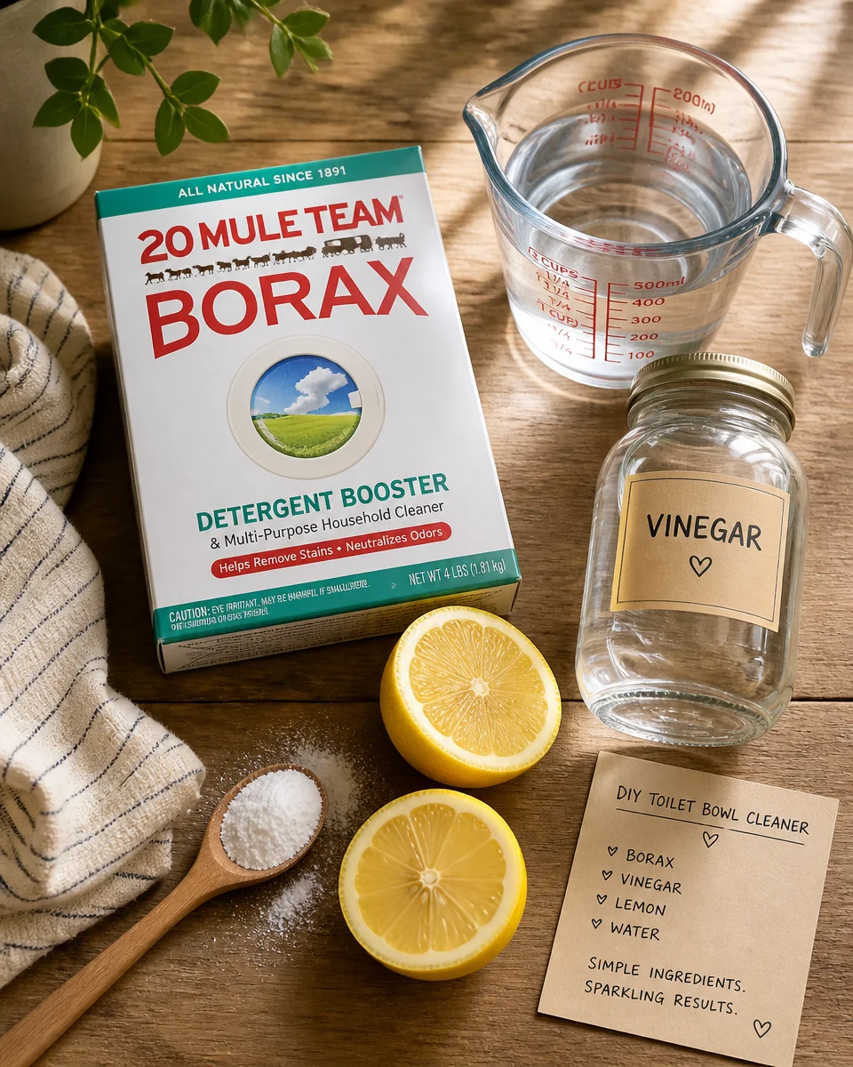 Toilet Stain Remover That Cleans With Borax and Lemon Juice