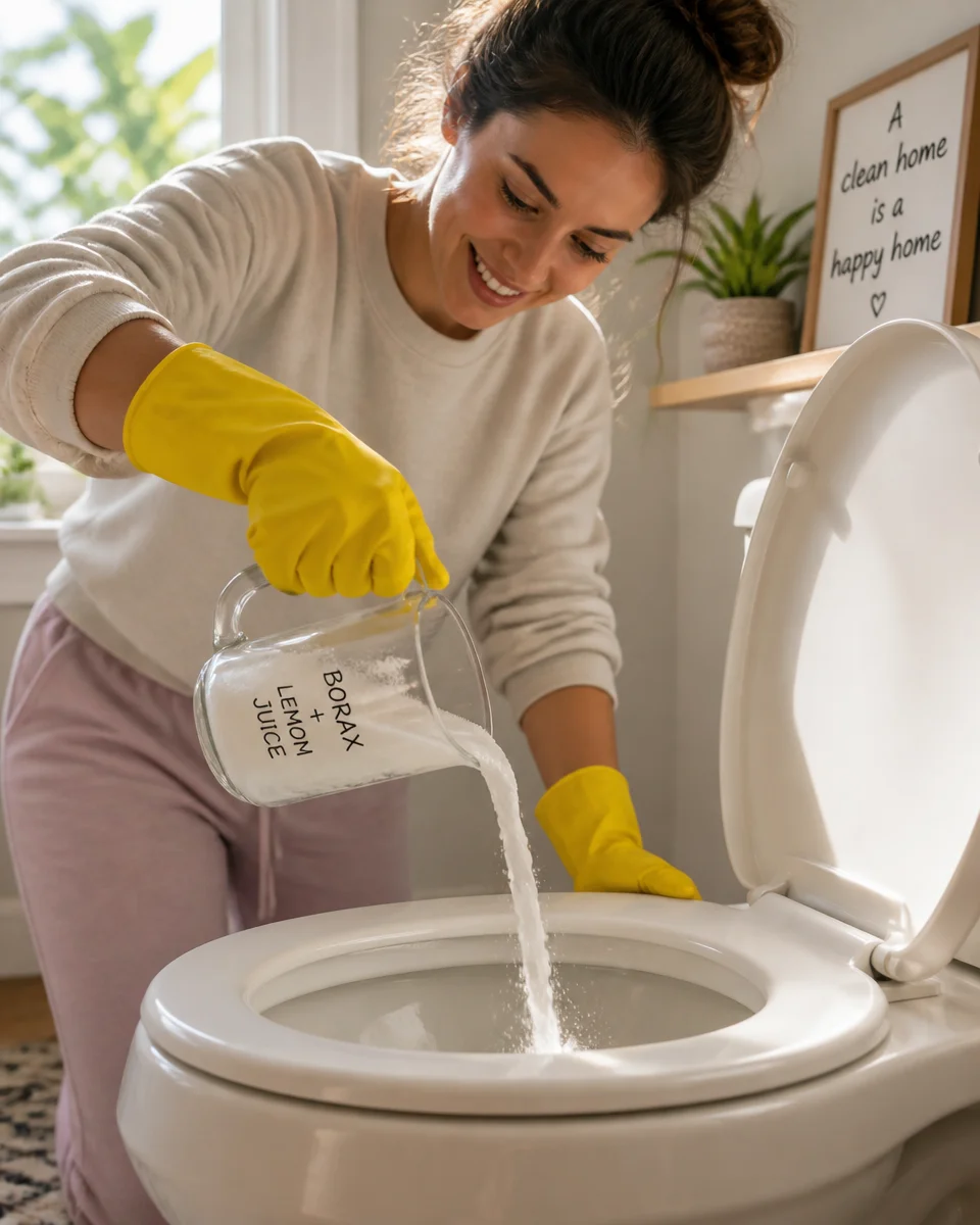 Toilet Stain Remover That Cleans With Borax and Lemon Juice