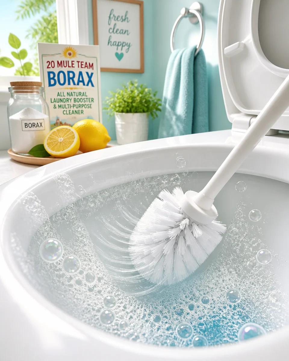 Toilet Stain Remover That Cleans With Borax and Lemon Juice