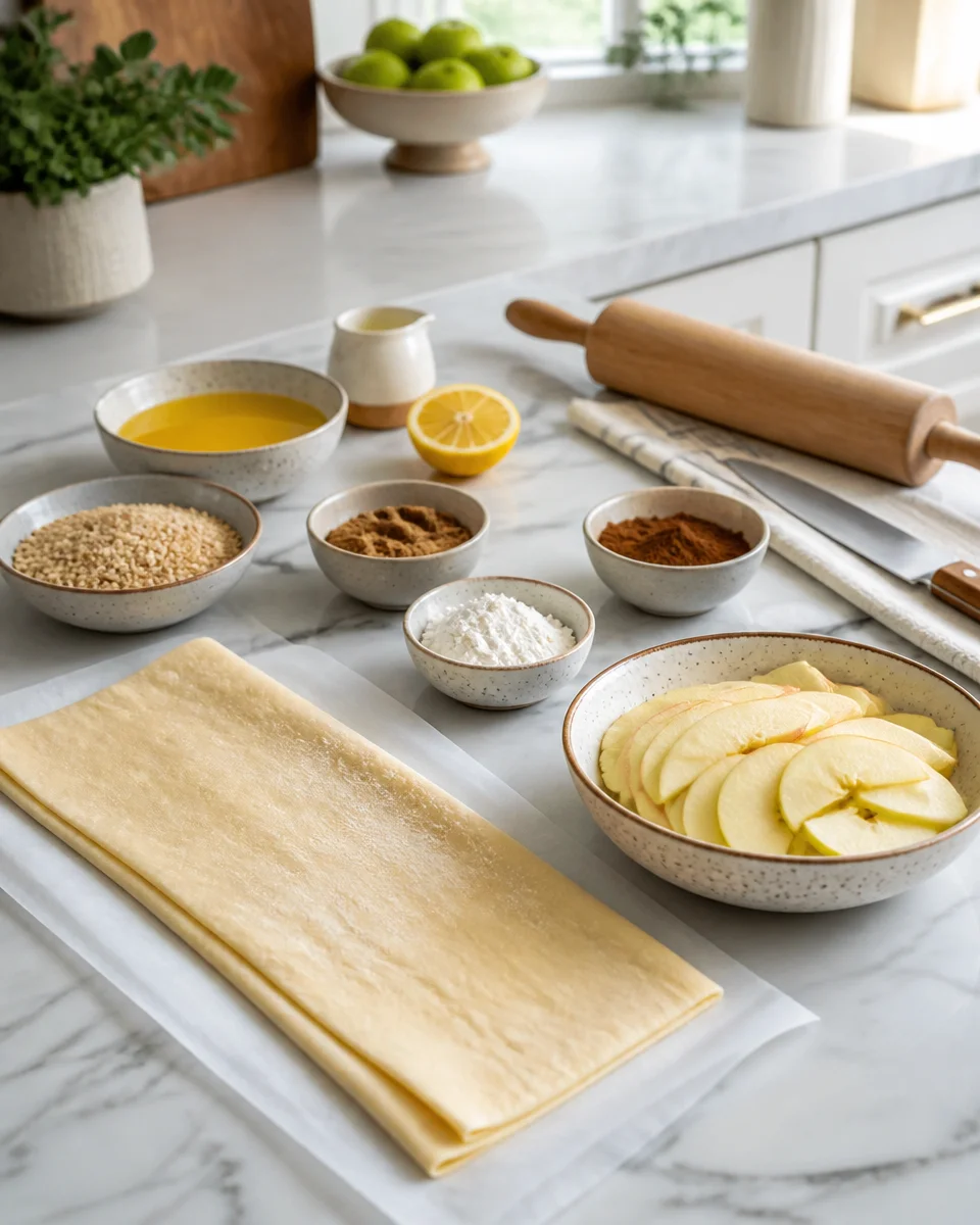 Easy Apple Strudel — Flaky Austrian Pastry