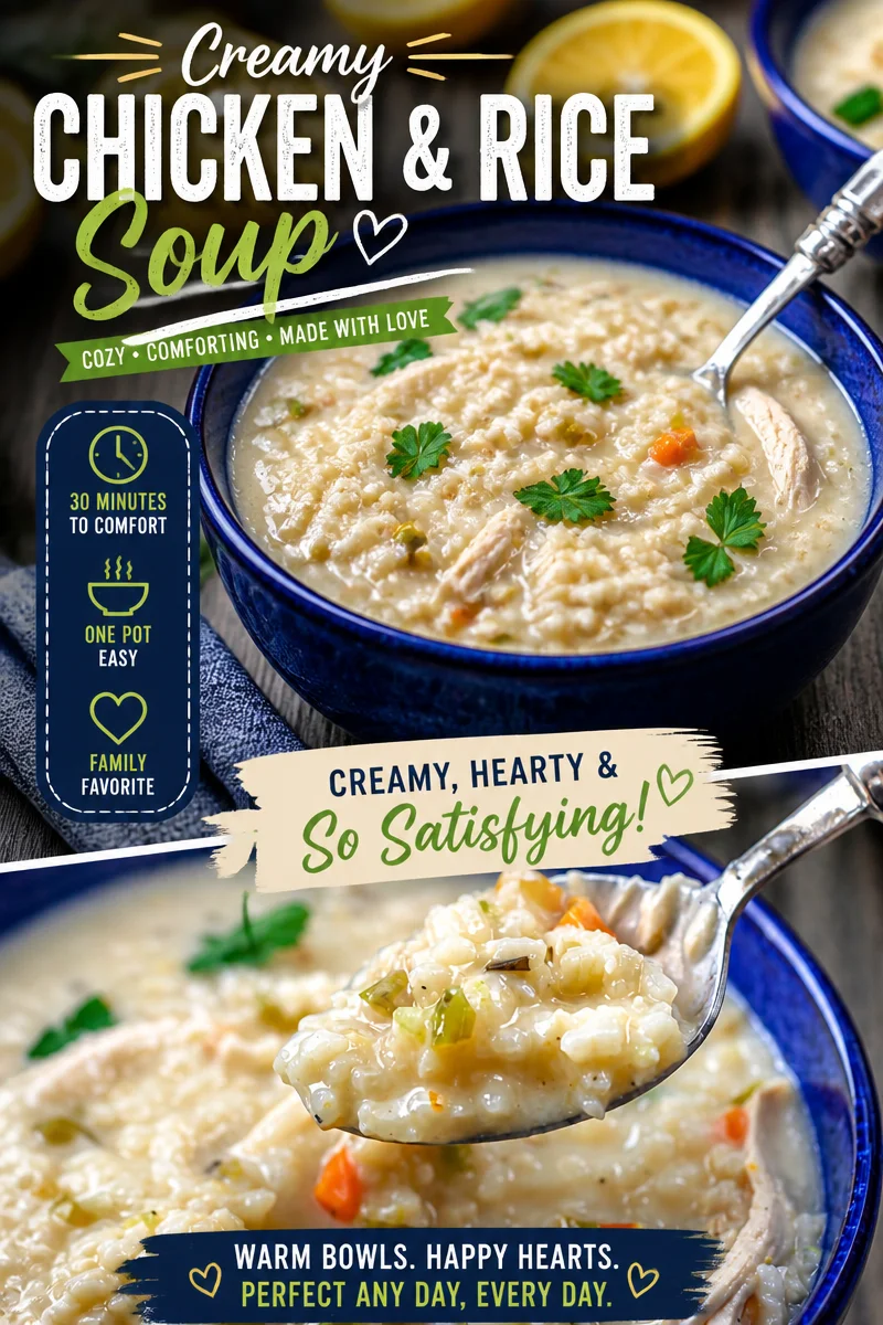 Easy Avgolemono Soup — Greek Lemon Rice Chicken