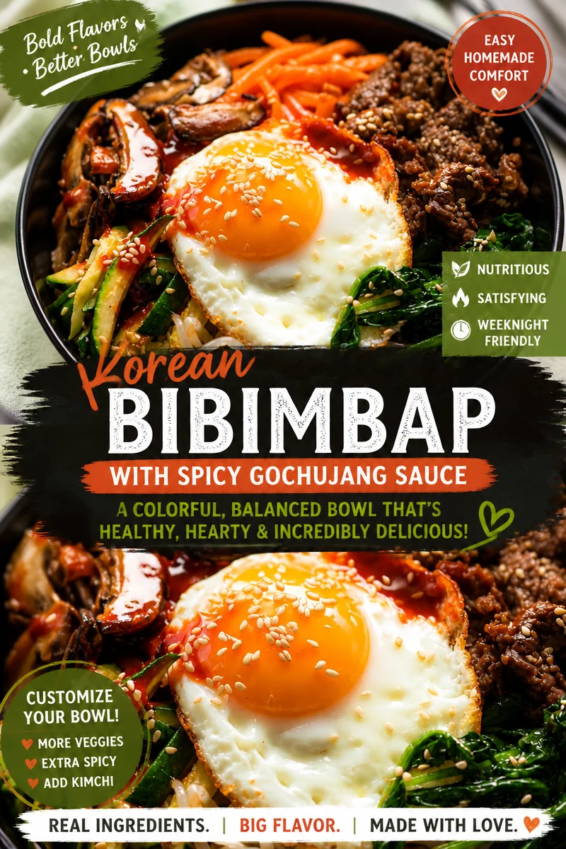 Easy Beef Bibimbap — Korean Rice Bowl
