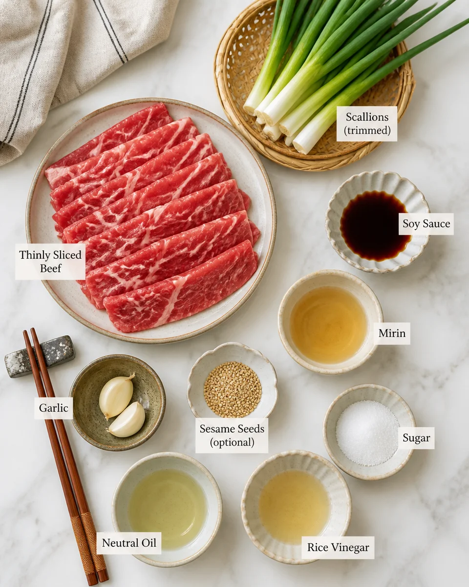 Easy Beef Negimaki — Japanese Scallion Rolled Steak