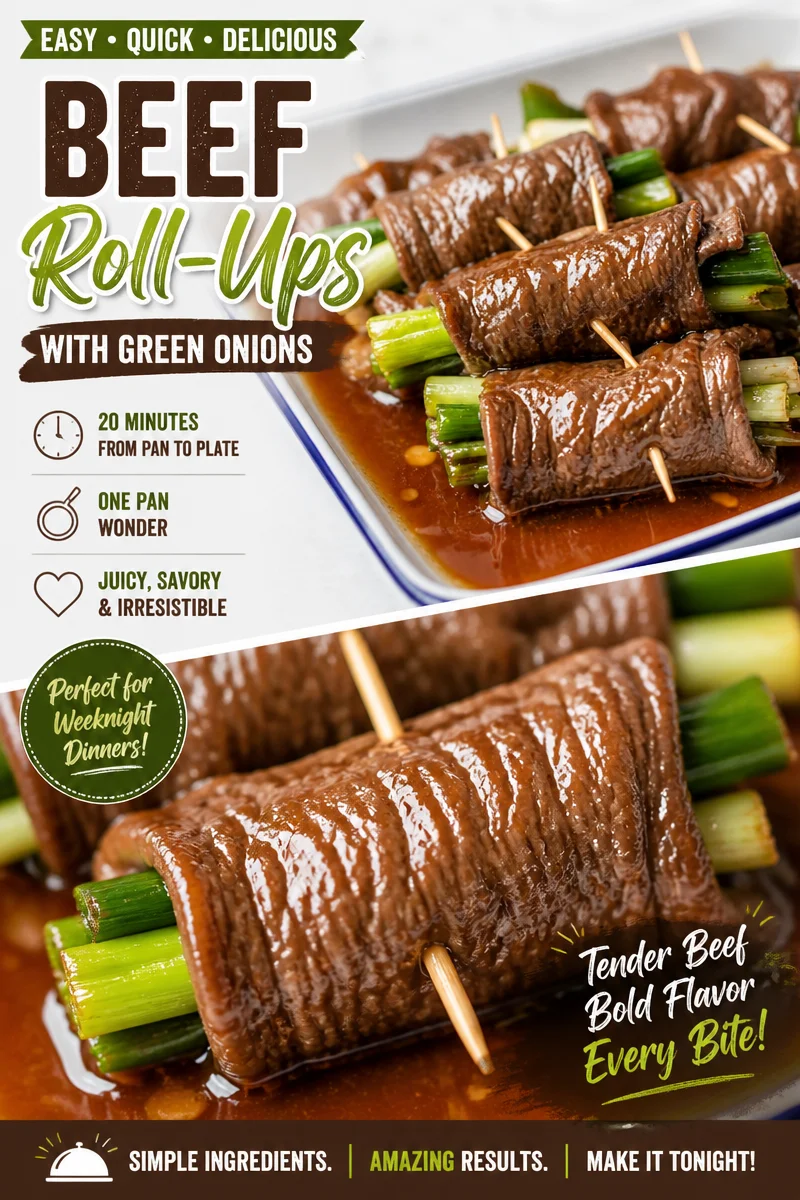Easy Beef Negimaki — Japanese Scallion Rolled Steak