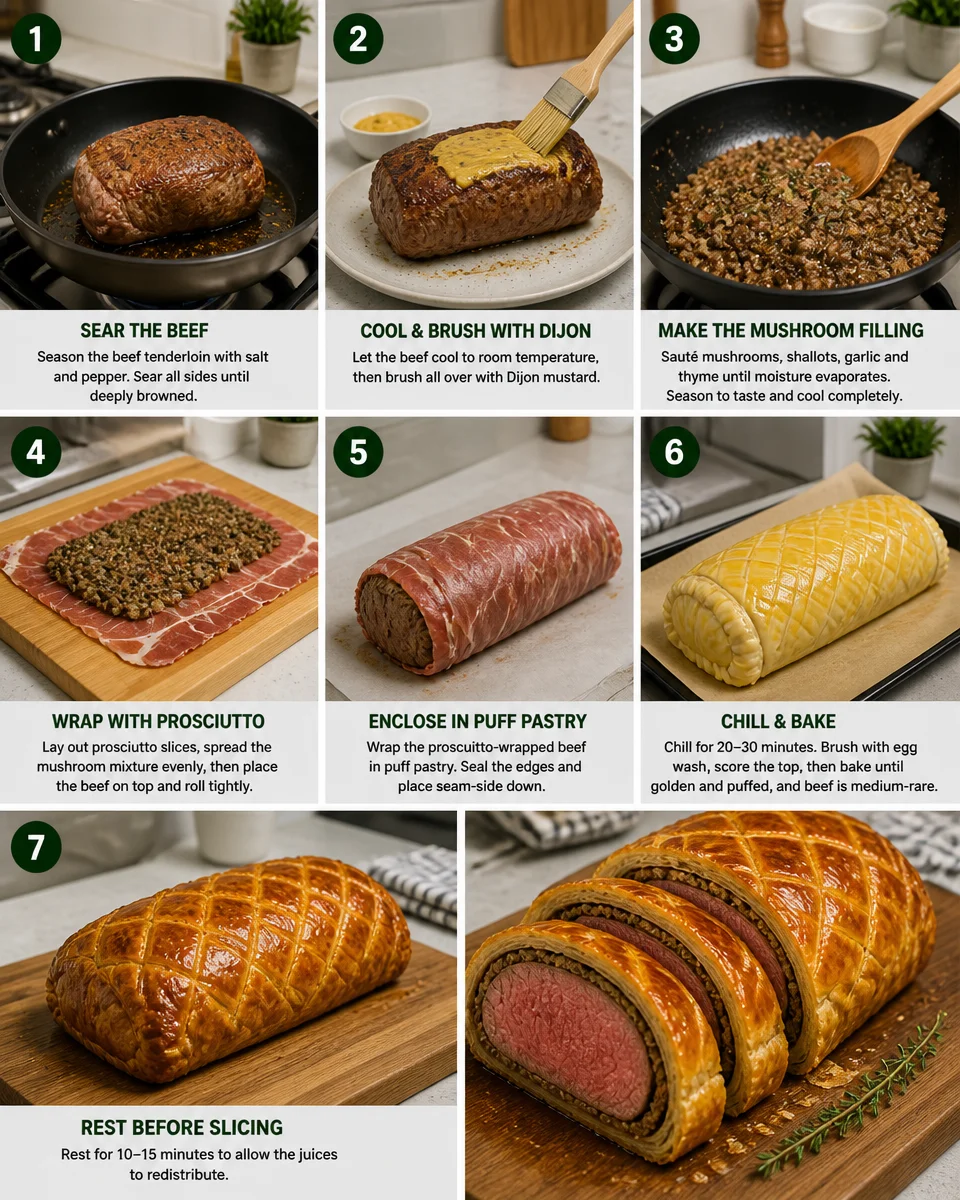 Easy Beef Wellington — Puff Pastry Holiday Roast