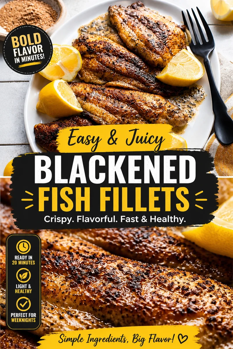 Easy Blackened Catfish — Southern Cajun Skillet