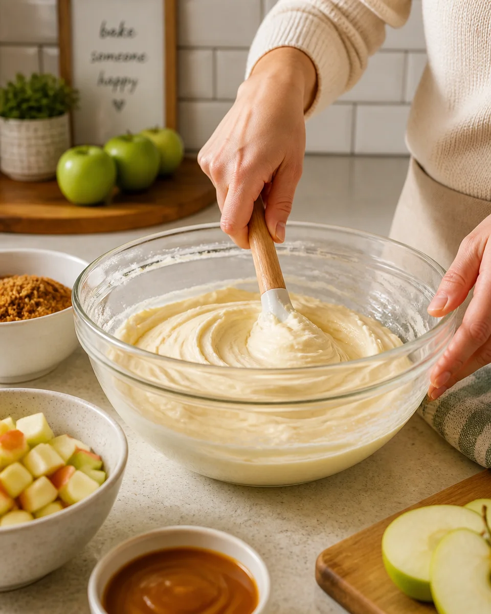 Easy Caramel Apple Cheesecake Bars — Fall Dessert