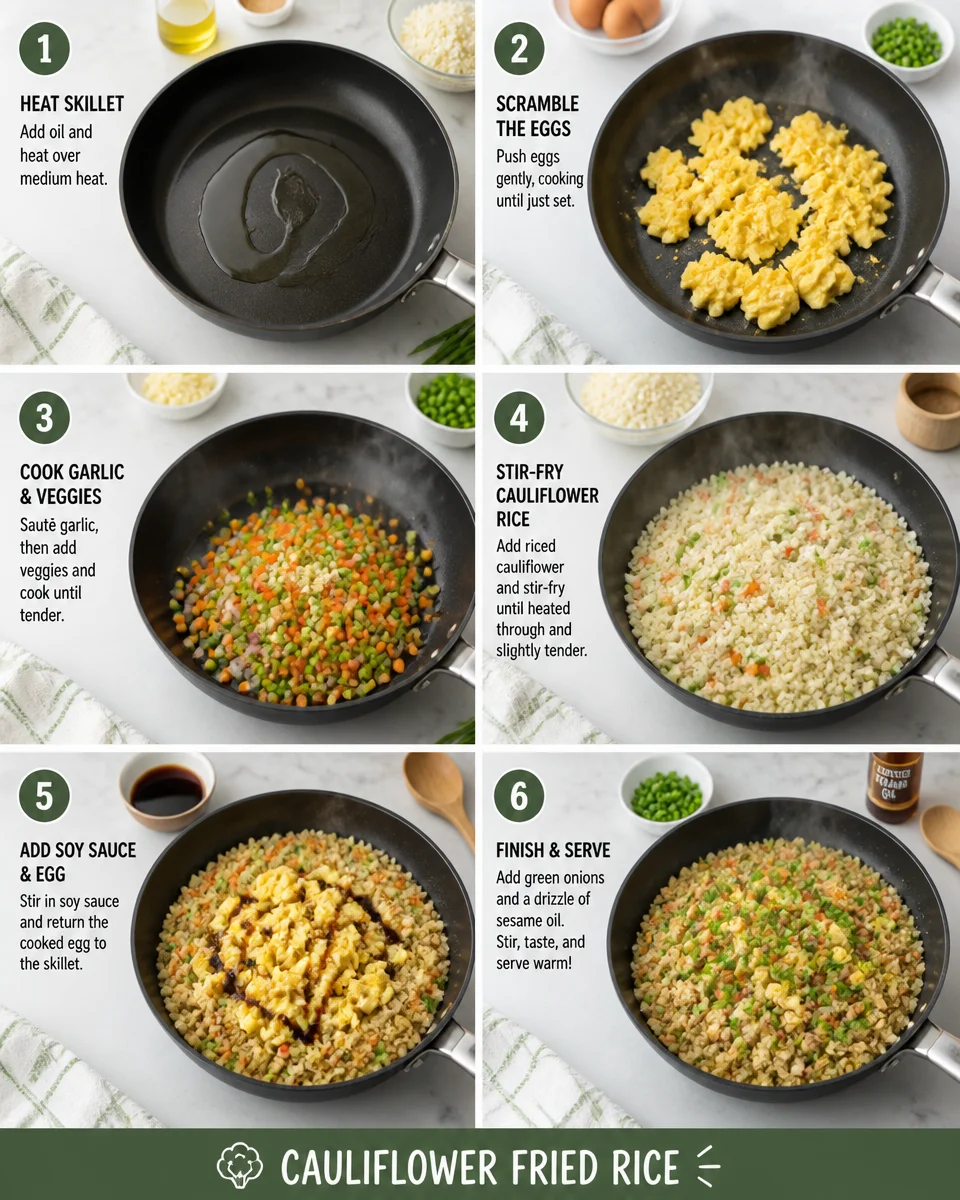 Easy Cauliflower Fried Rice — Low Carb