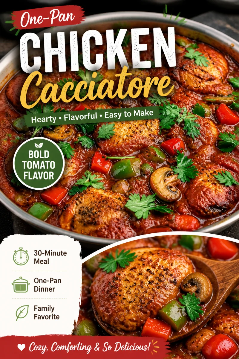 Easy Chicken Cacciatore — Italian Hunter Stew