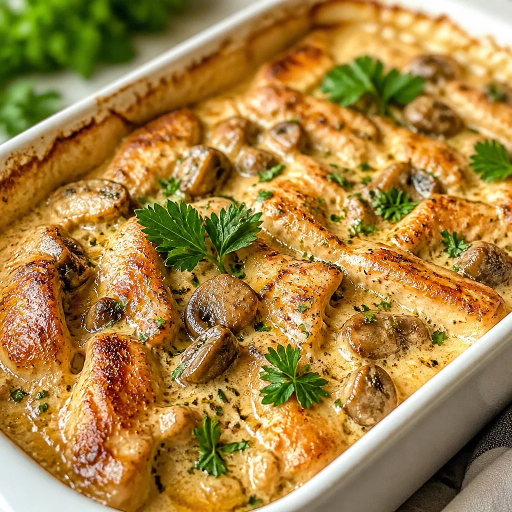 Easy Chicken Casserole - Low Carb Creamy Recipe with Chicken and Vegetables
