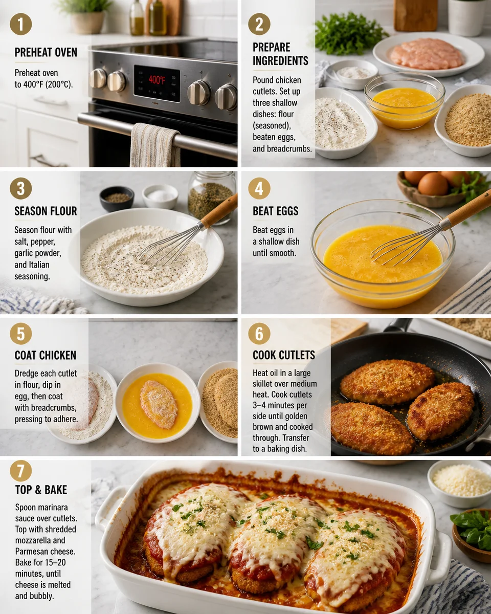 Easy Chicken Parmigiana — Crispy Baked Italian