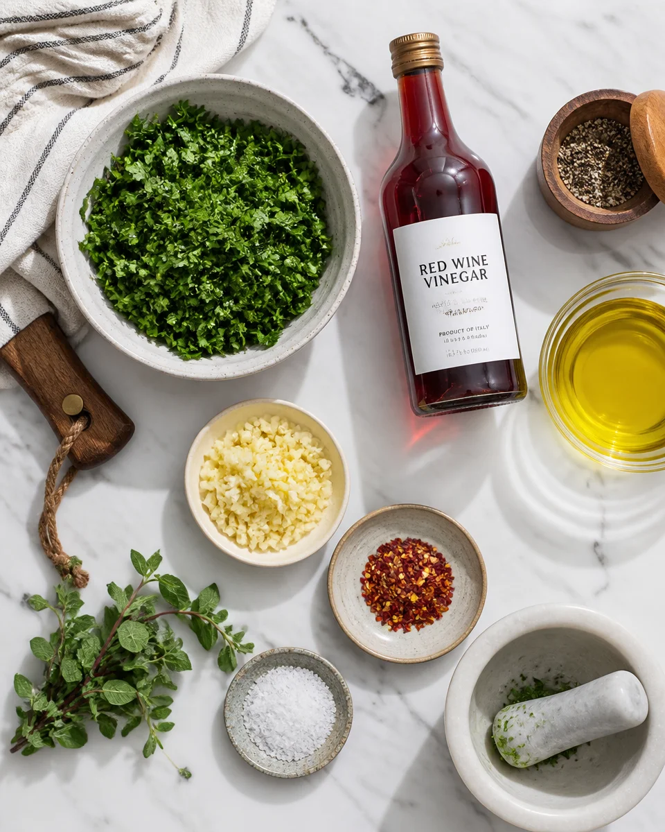 Easy Chimichurri Sauce — Argentinian Herb