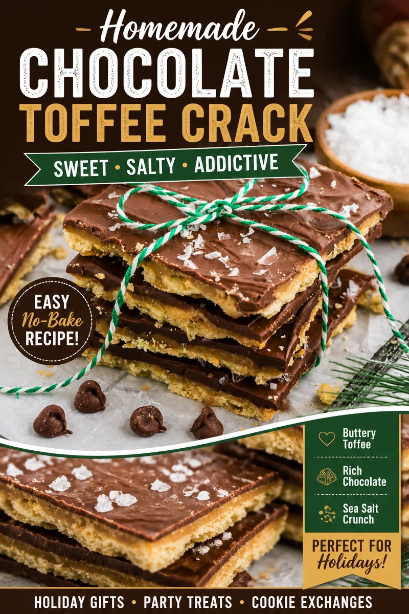 Easy Christmas Crack — Saltine Toffee Bark