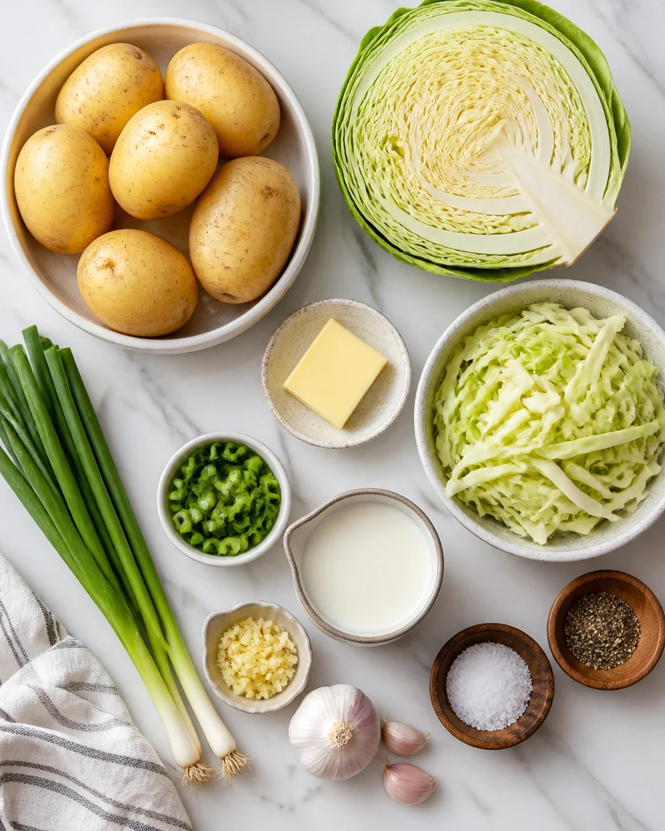 Easy Colcannon — Irish Mashed Potato with Cabbage