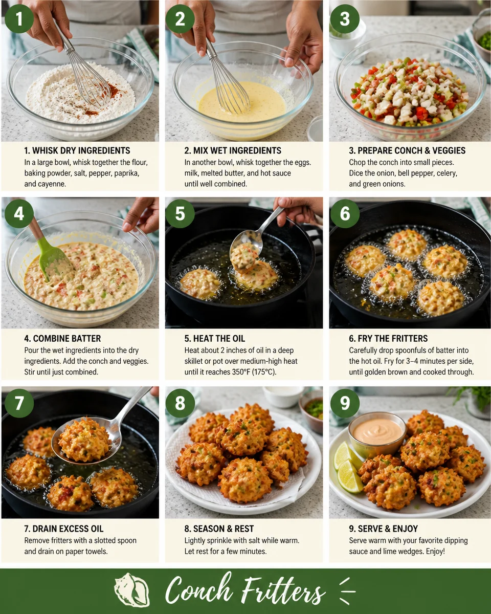 Easy Conch Fritters — Florida Keys Appetizer