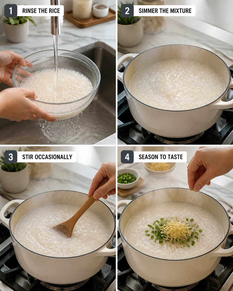 Easy Congee — Chinese Rice Porridge Comfort Bowl