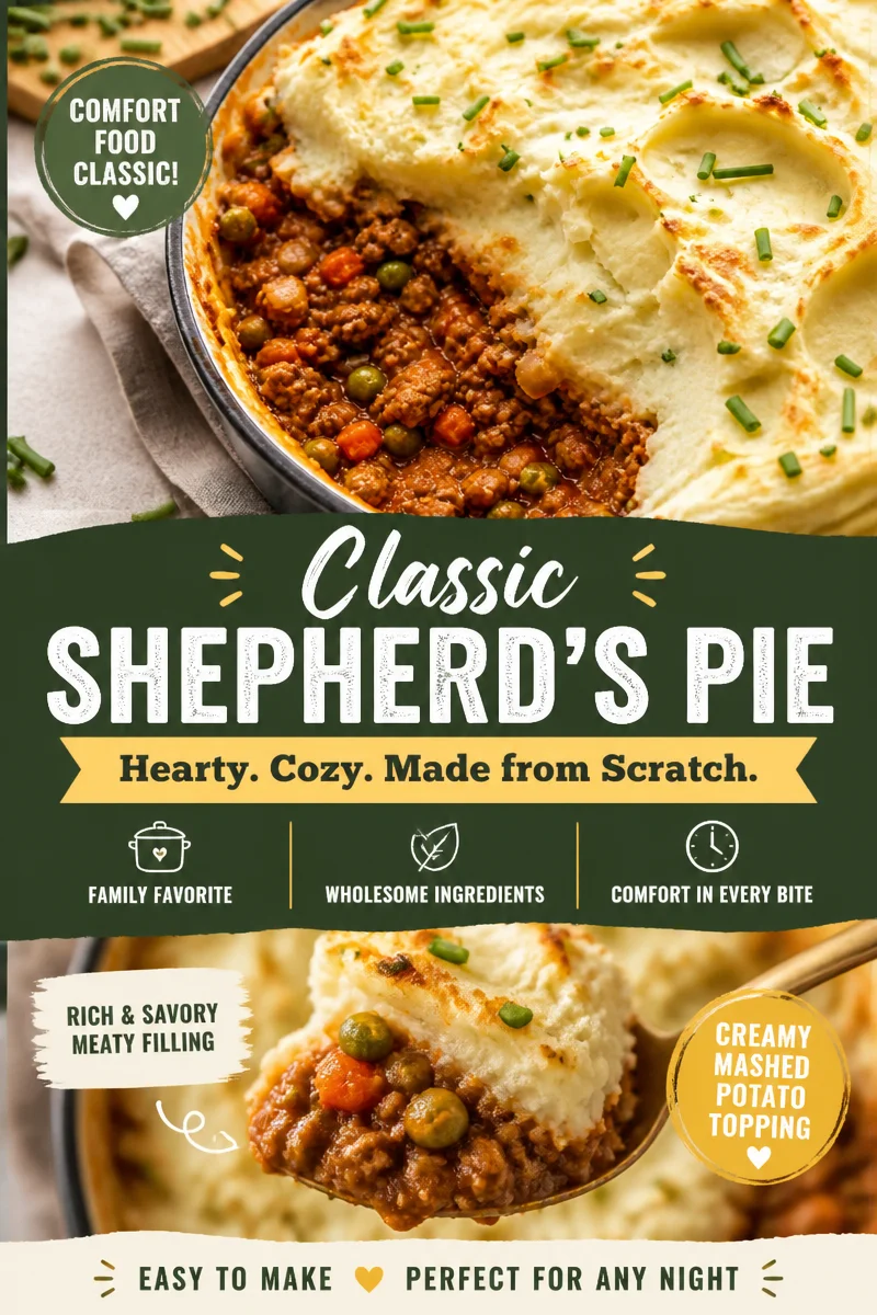 Easy Cottage Pie — Ground Beef Mashed Potato Bake