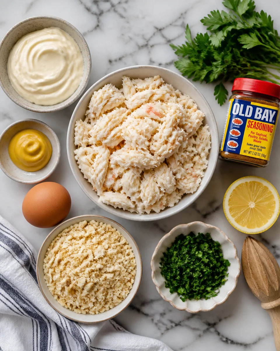 Easy Crab Cakes — Maryland Style Old Bay