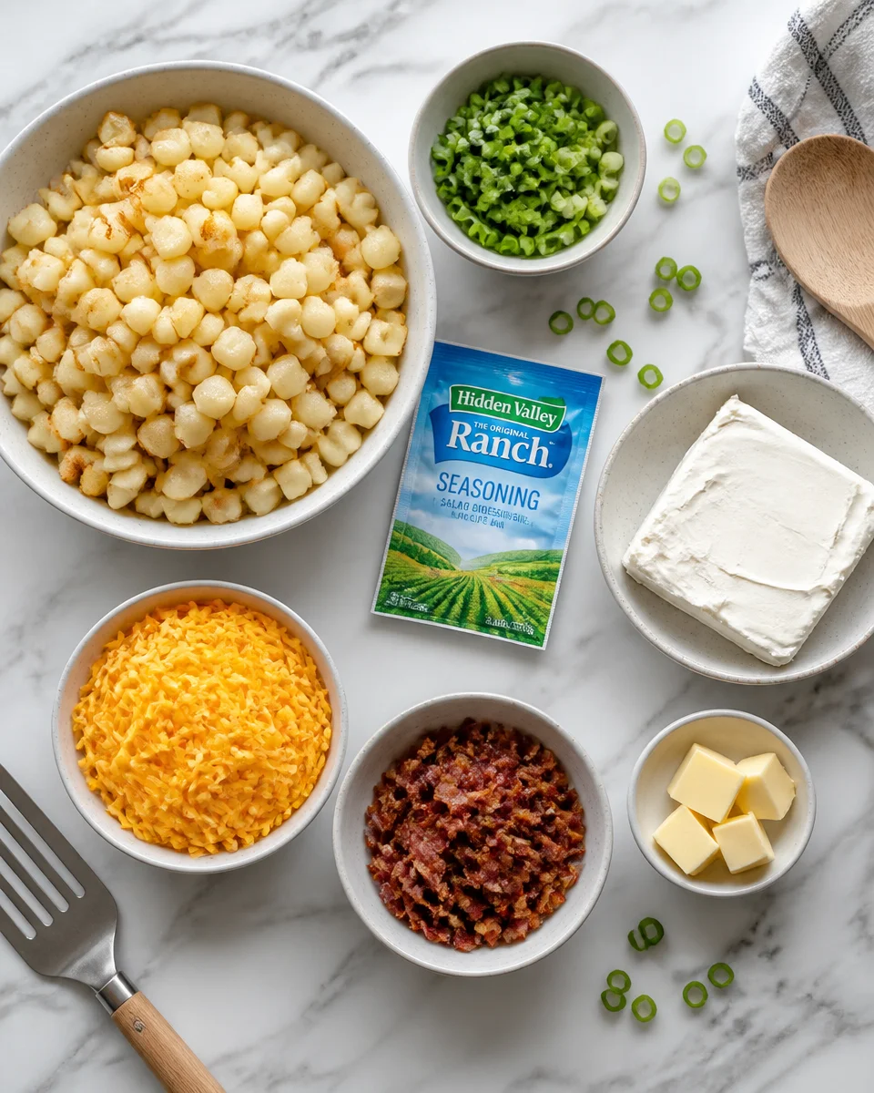 Easy Crack Potatoes — Crockpot Cheesy Ranch