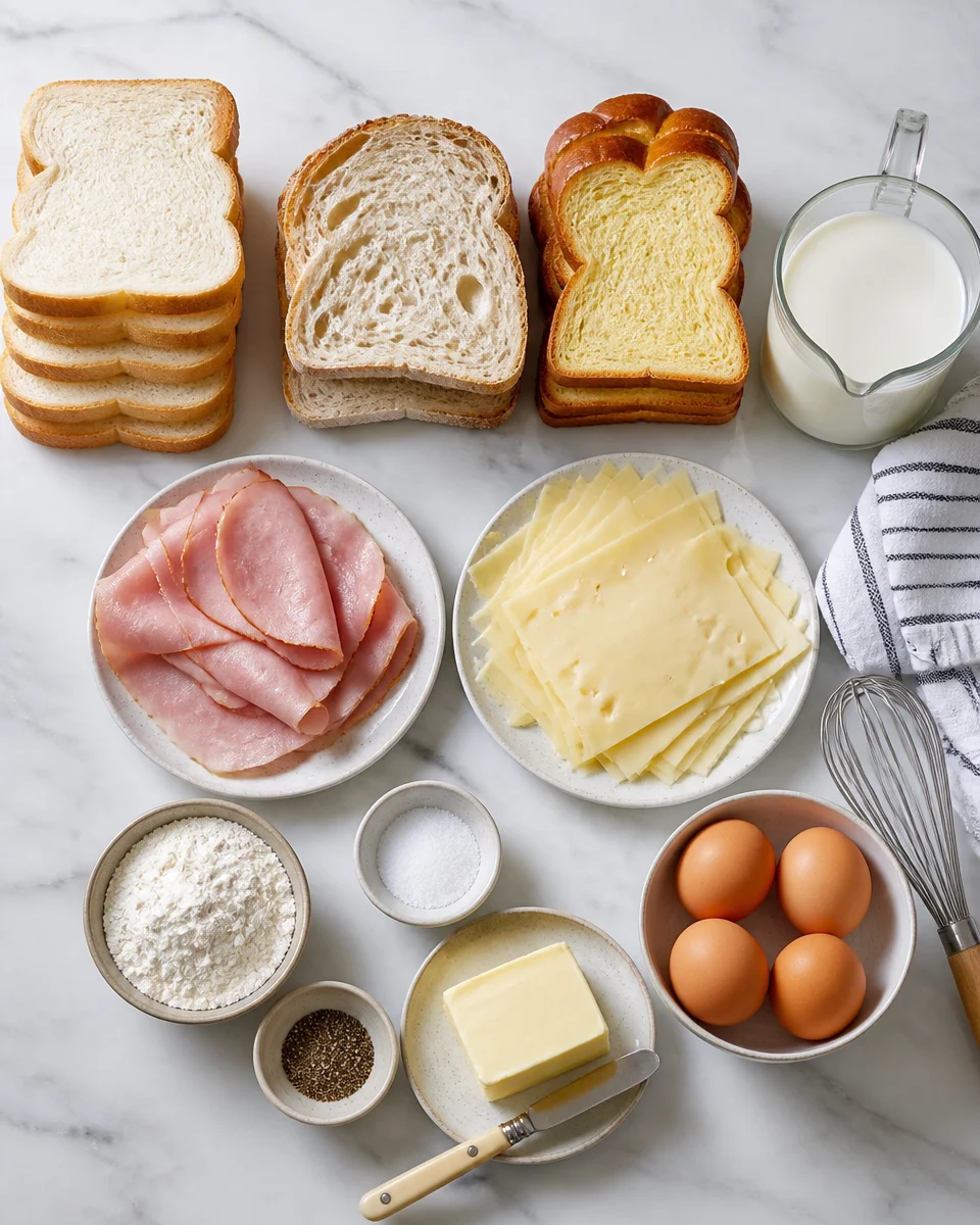Easy Croque Madame — French Ham Cheese Egg