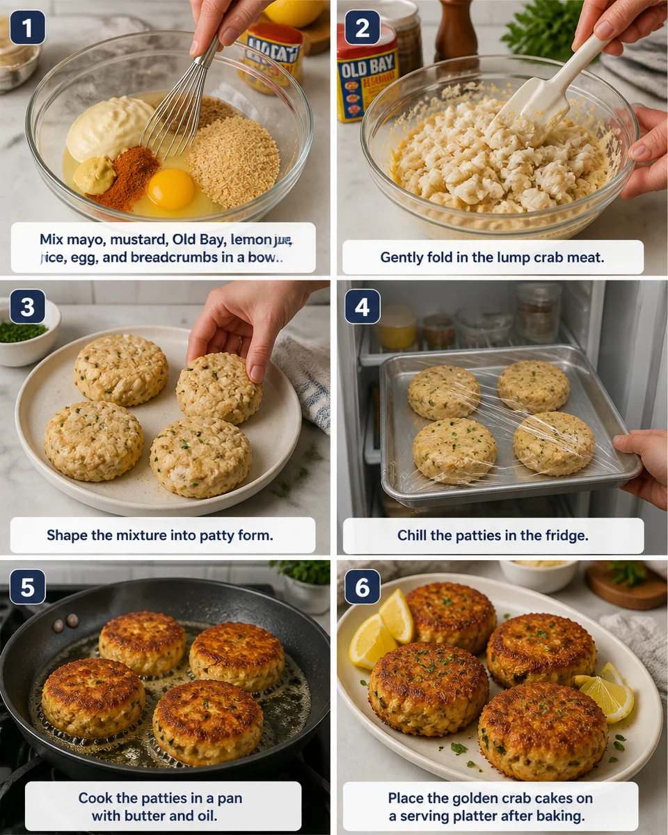 Easy Deviled Crab Cakes — Maryland Style