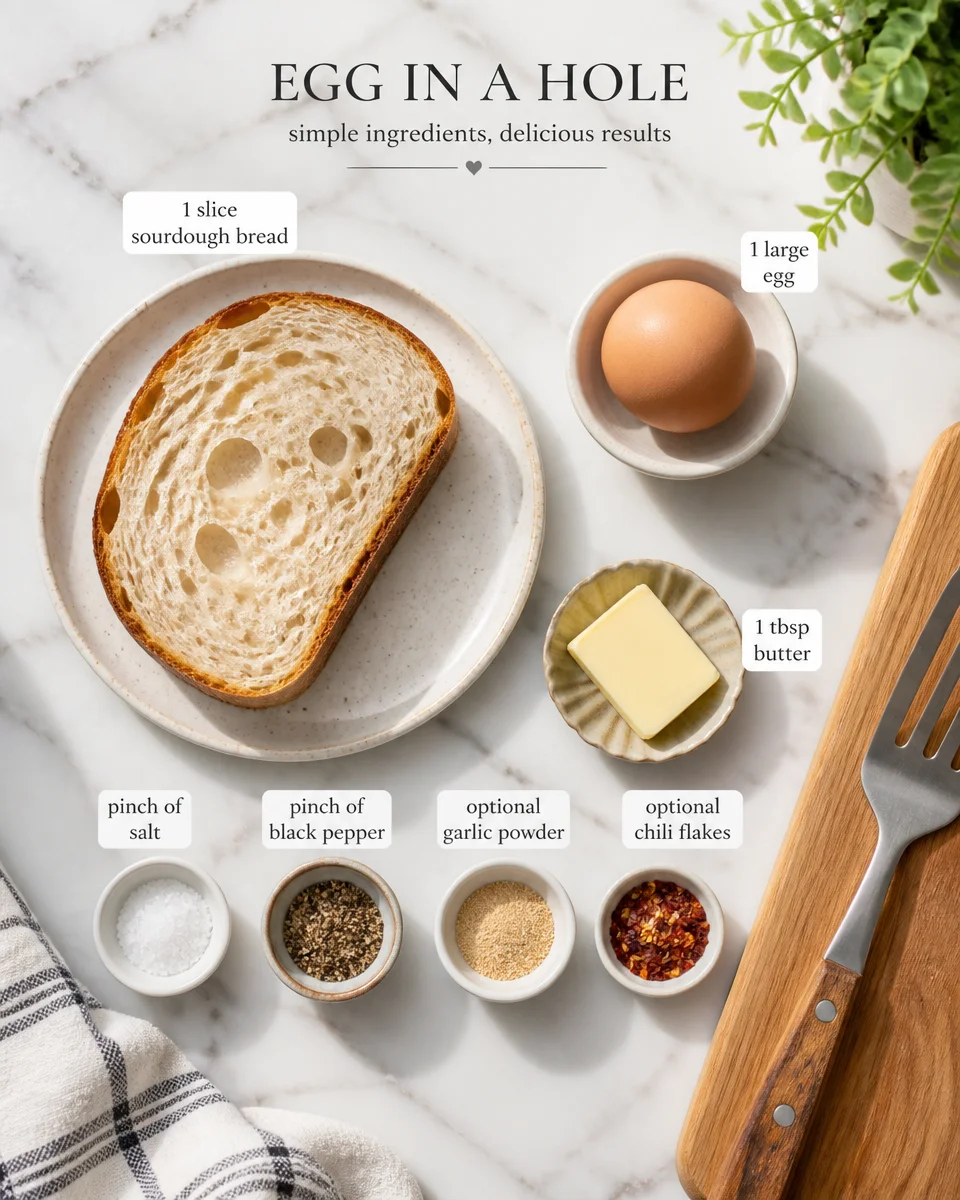 Easy Egg in a Hole — Buttery Toast Breakfast