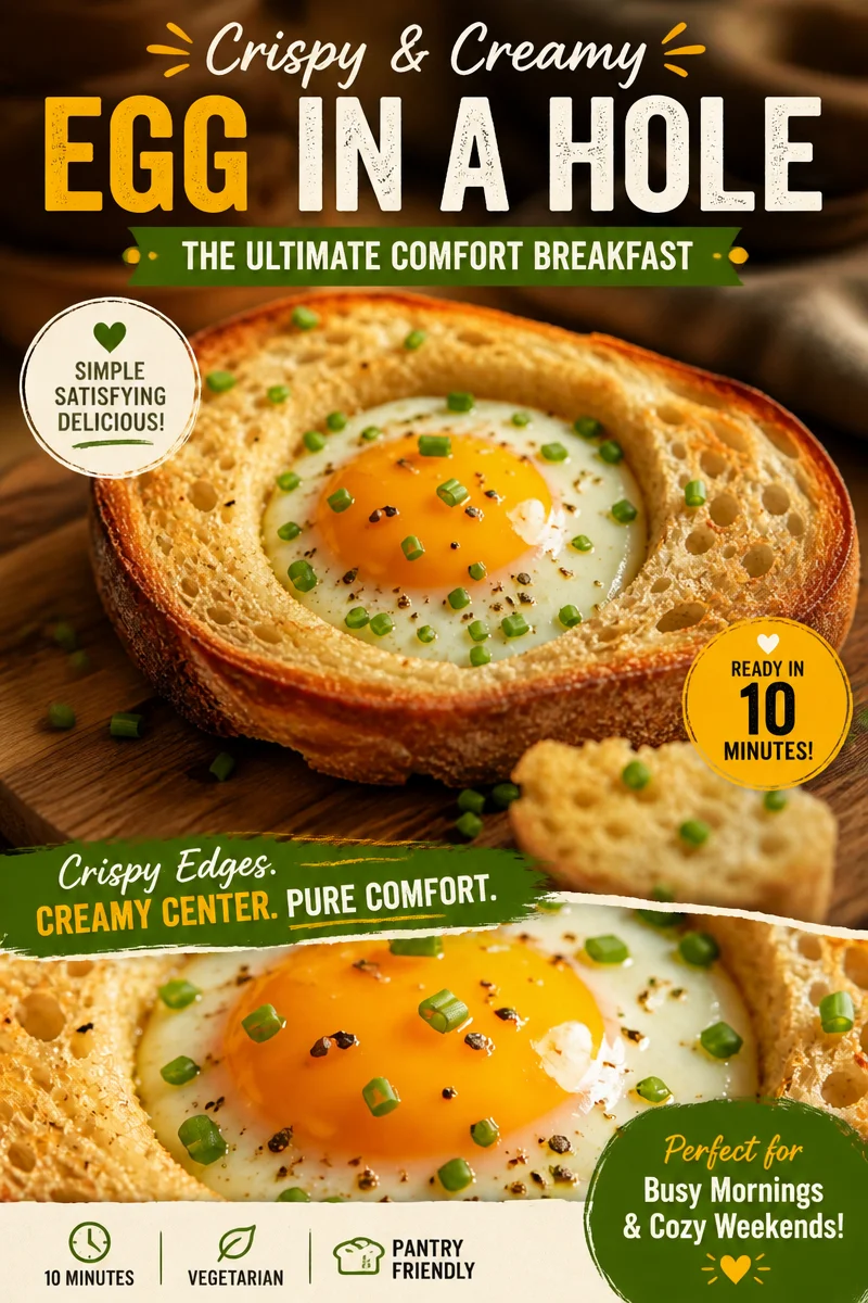 Easy Egg in a Hole — Buttery Toast Breakfast