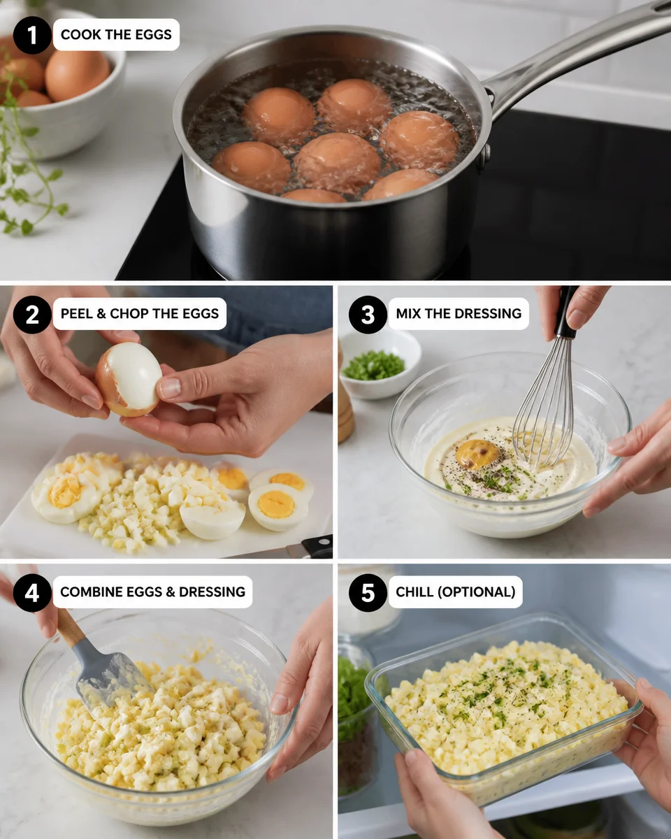 Easy Egg Salad — High Protein Lunch