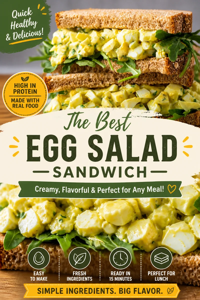 Easy Egg Salad — High Protein Lunch