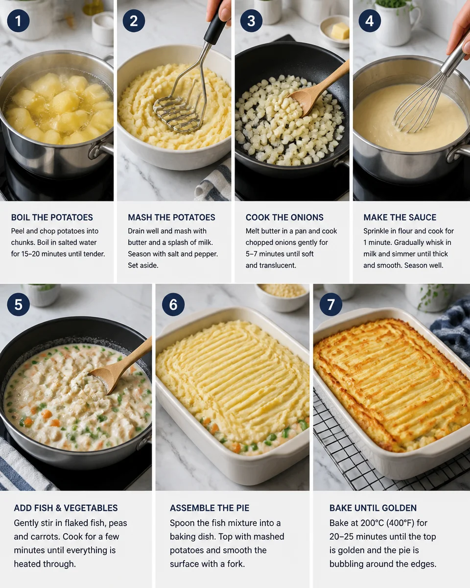Easy Fish Pie — British Creamy Baked Casserole