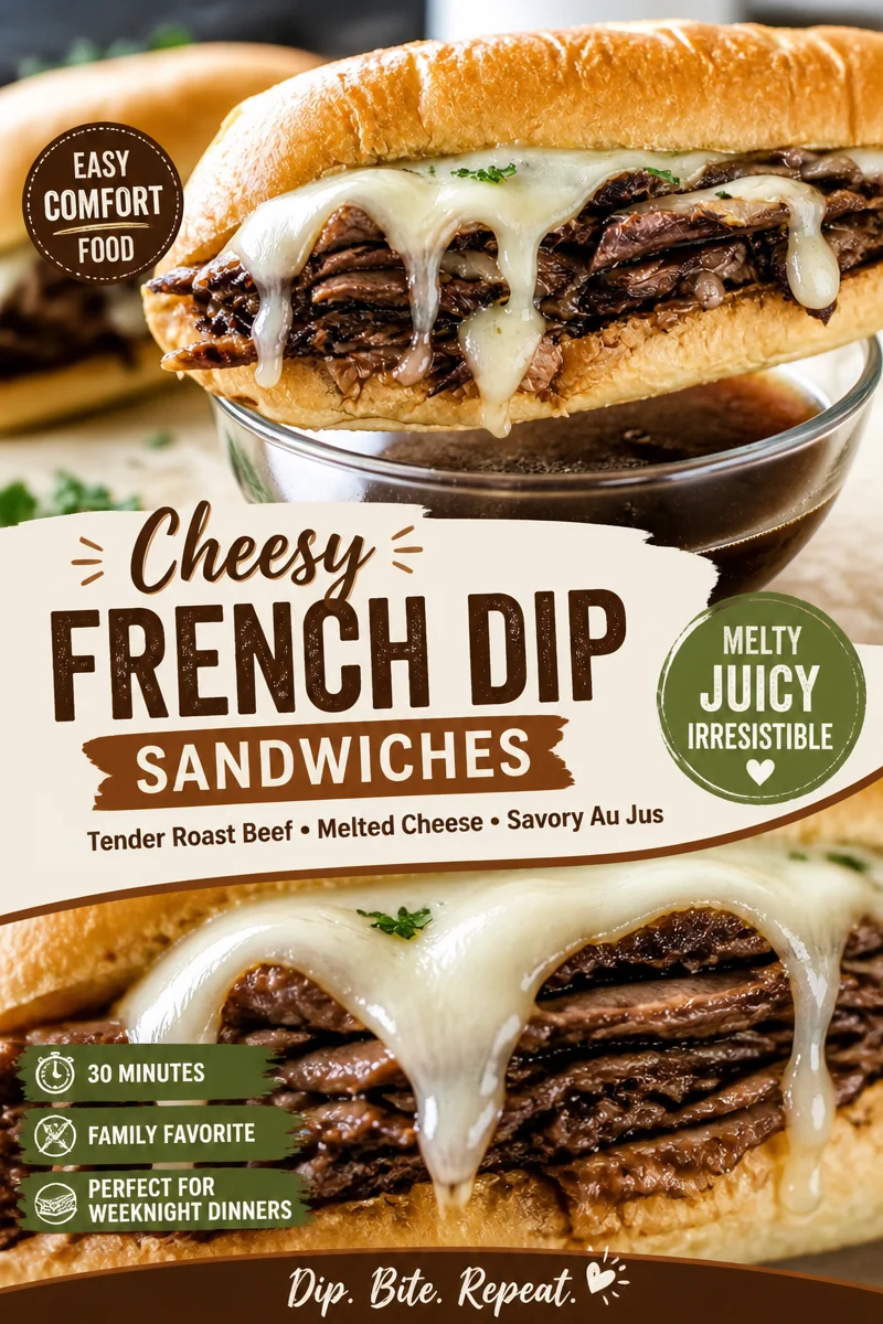 Easy French Dip Sandwich — Slow Cooker Beef