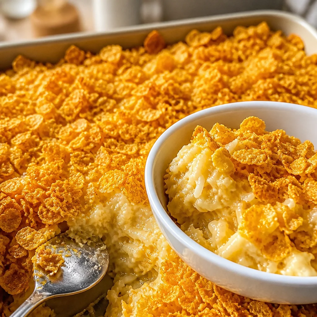 Delicious Easy Funeral Potatoes - Creamy Cheesy Hash Brown Casserole
