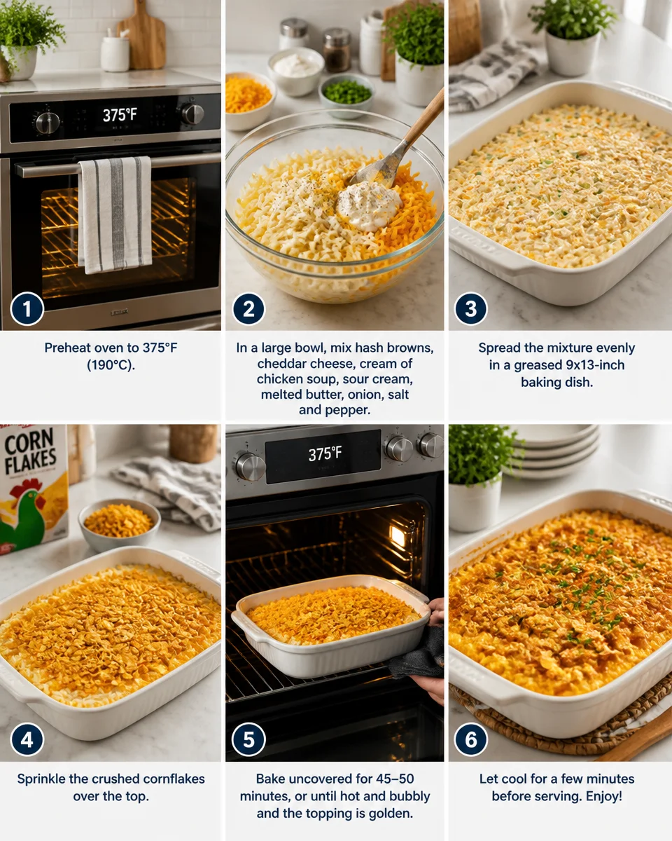 Easy Funeral Potatoes — Mormon Cheesy Hash Brown