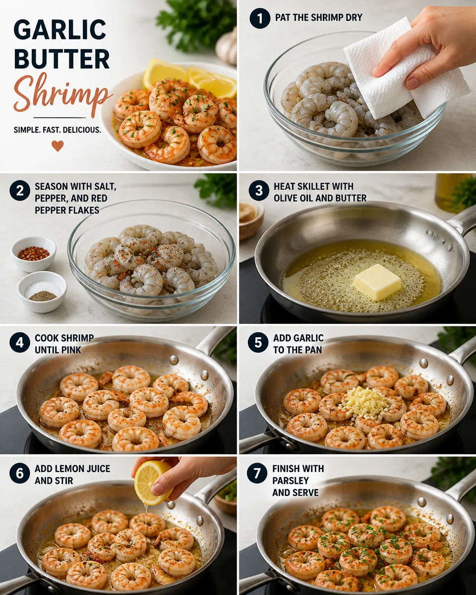 Easy Garlic Butter Shrimp — 15 Minute Skillet