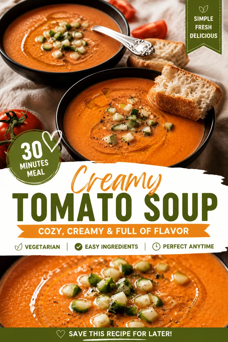 Easy Gazpacho — Cold Spanish Tomato Soup