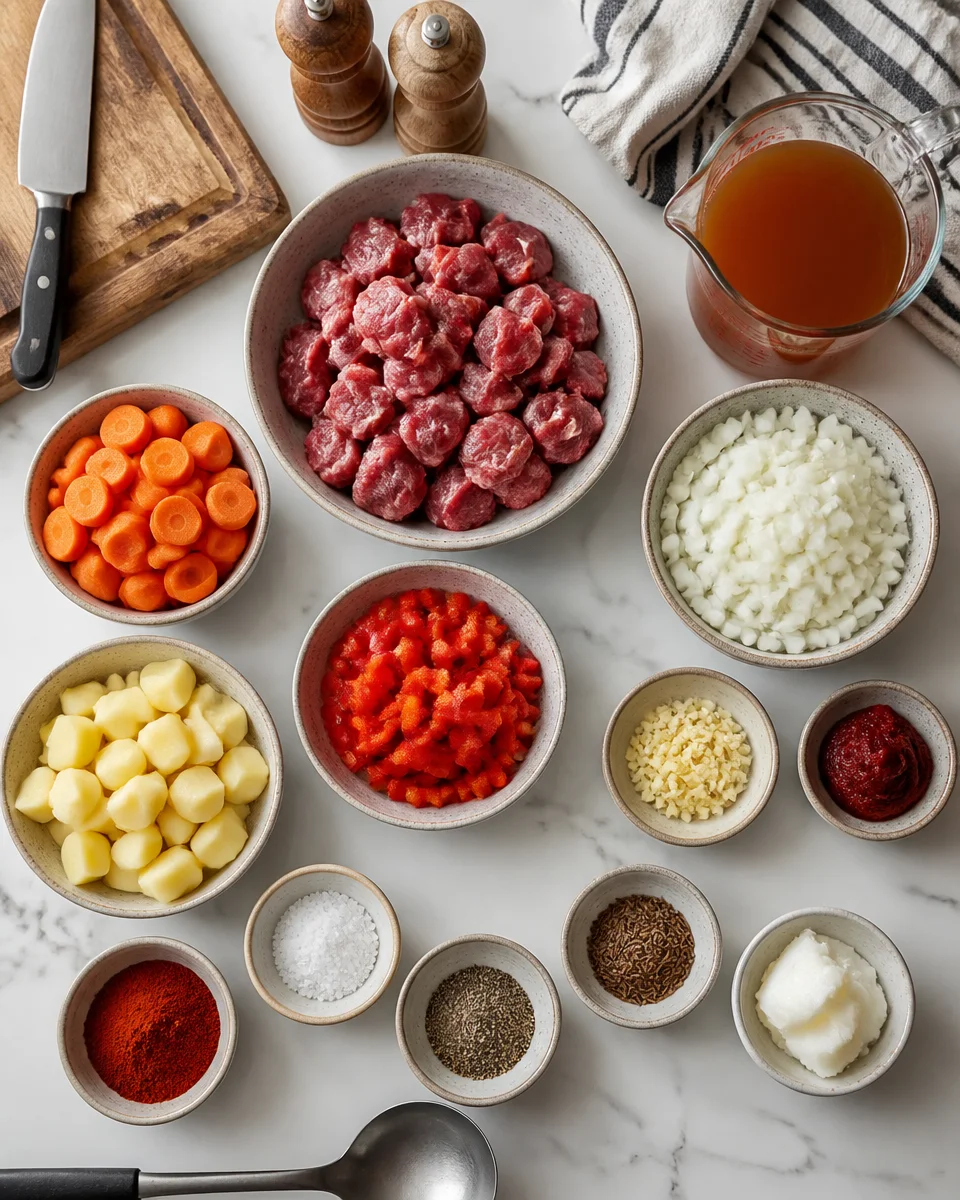 Easy Goulash Soup — Hungarian Paprika Beef