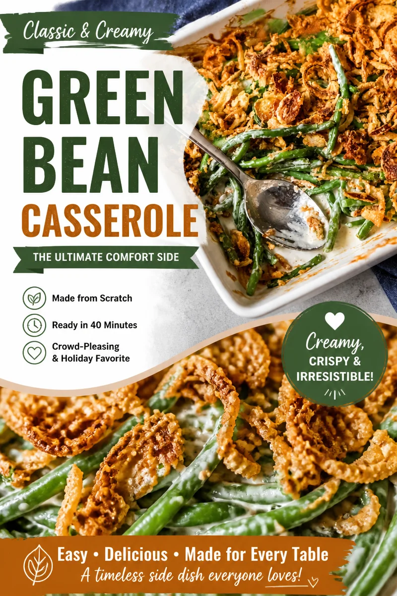 Easy Green Bean Casserole — Homemade