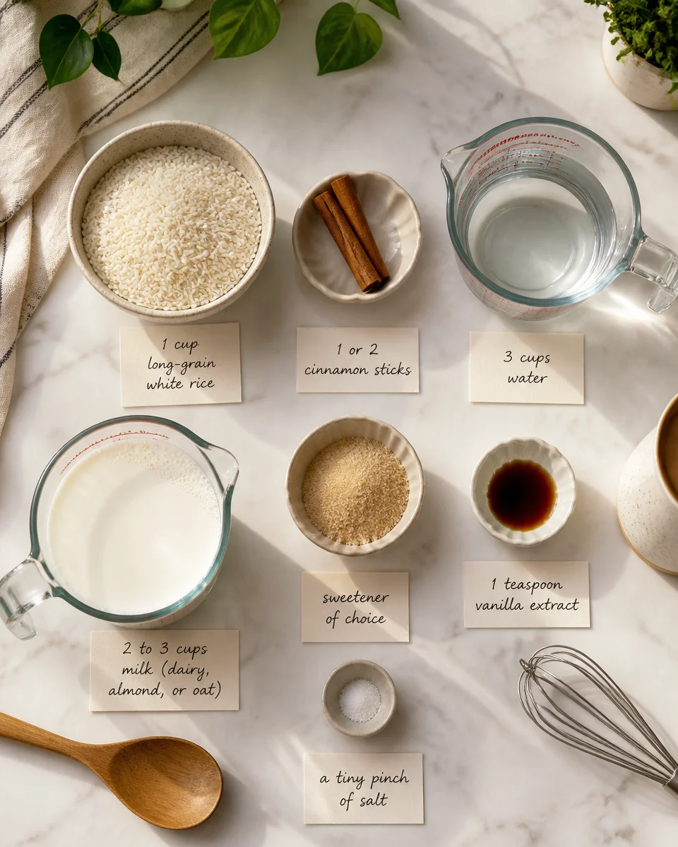 Easy Horchata — Cinnamon Rice Milk Drink