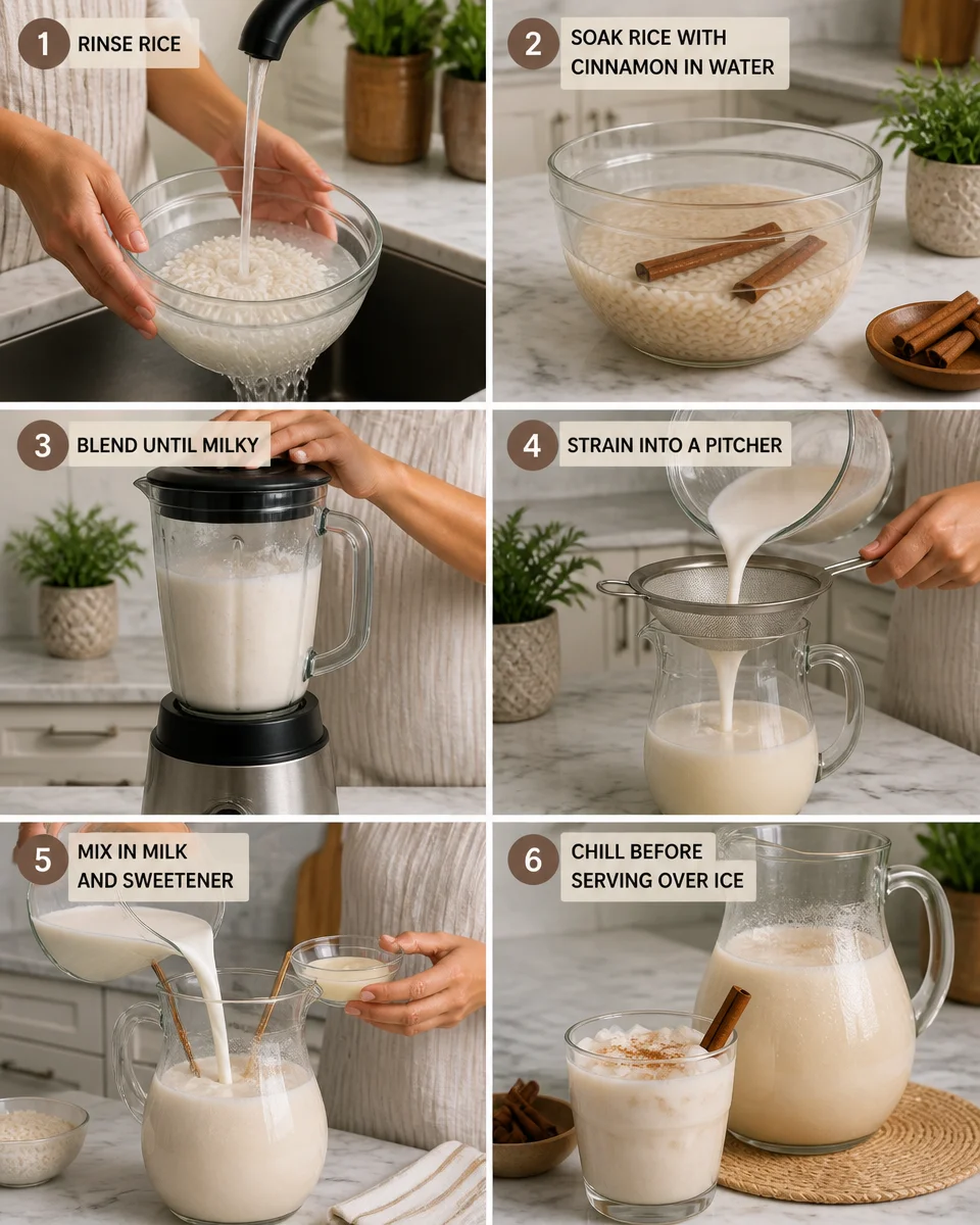 Easy Horchata — Cinnamon Rice Milk Drink