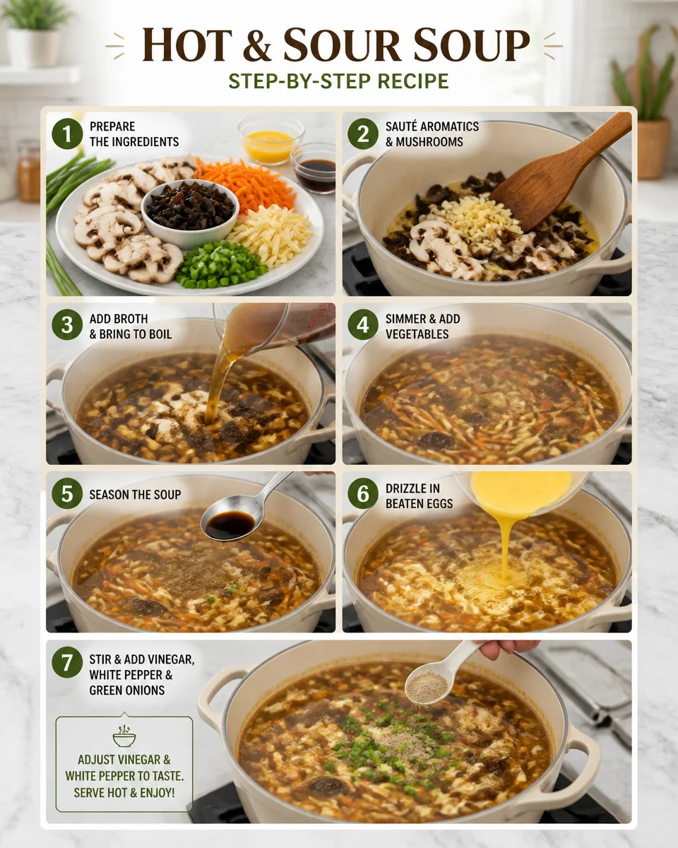 Easy Hot and Sour Soup — Chinese Restaurant Copycat