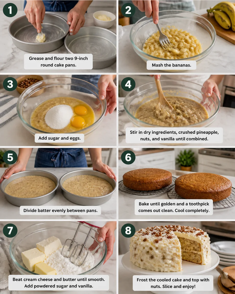 Easy Hummingbird Cake — Banana Pineapple Southern