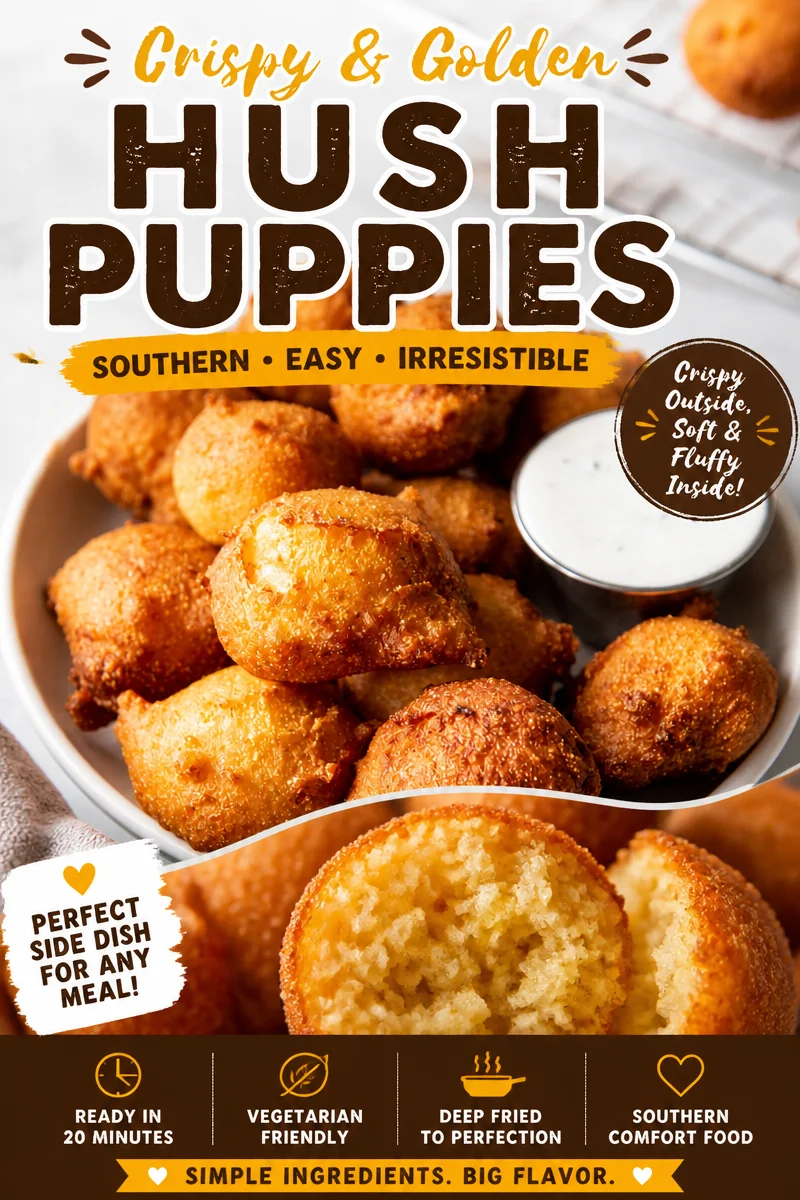 Easy Hush Puppies — Crispy Southern Cornmeal