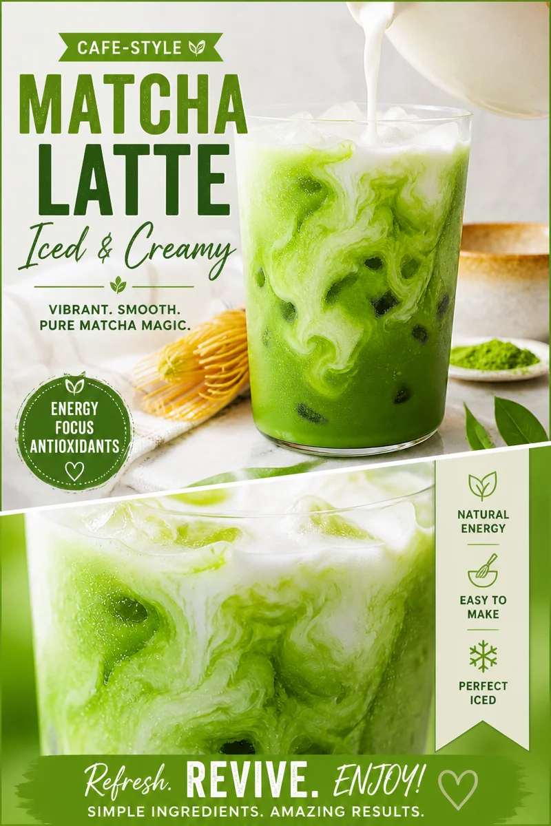 Easy Iced Matcha Latte — Coffee Shop Copycat