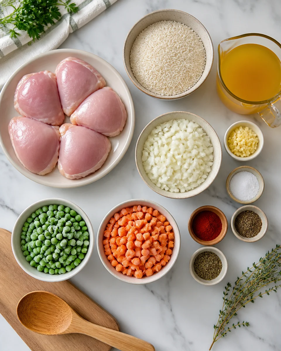 Easy Instant Pot Chicken and Rice — One Pot