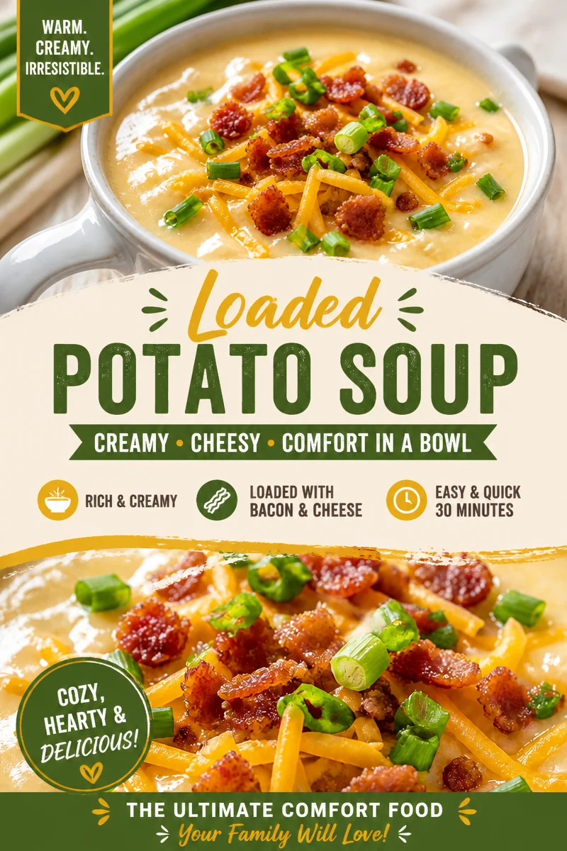 Easy Instant Pot Potato Soup — Loaded Baked