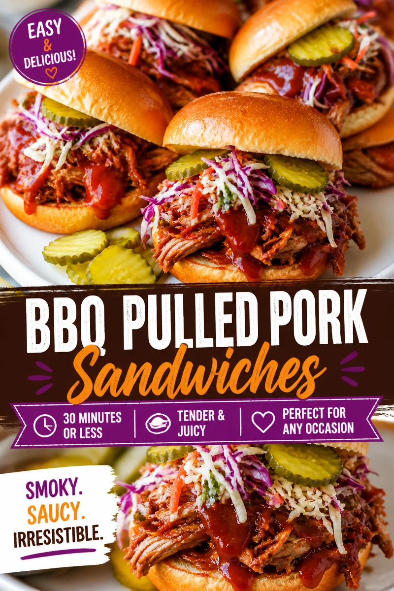 Easy Instant Pot Pulled Pork — BBQ Sandwich