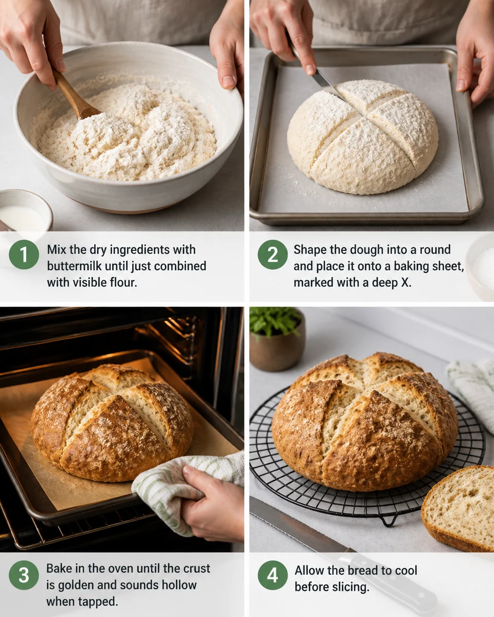 Easy Irish Soda Bread — No Yeast Quick