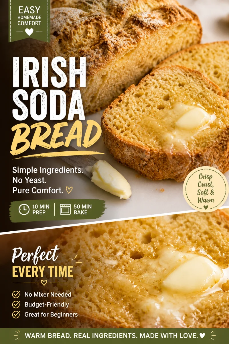 Easy Irish Soda Bread — No Yeast Quick