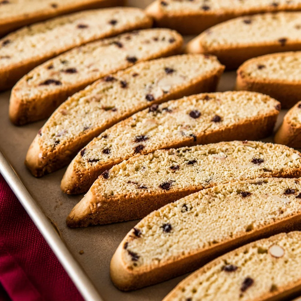 Delicious Easy Italian Biscotti – Twice Baked Almond Cookies perfect for coffee dunking.