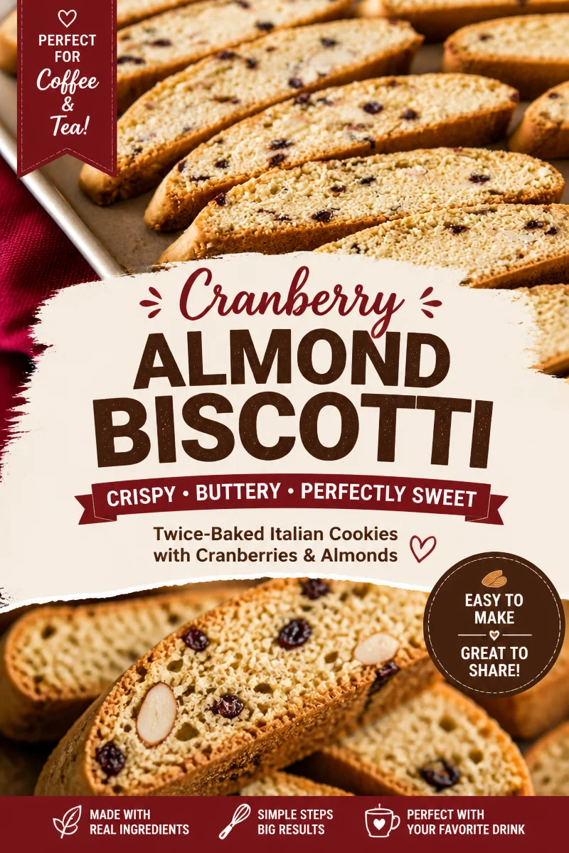 Easy Italian Biscotti — Twice Baked Almond Cookies